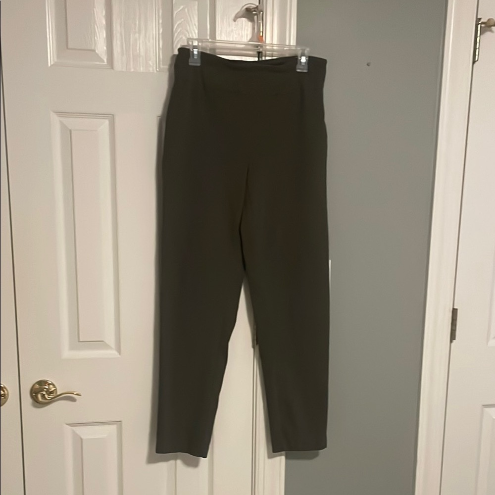 Chadwicks Olive Straight Leg Pull-On Pants